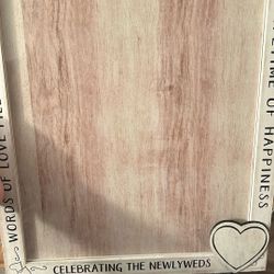 Wedding Wishes And Advice Picture Frame 