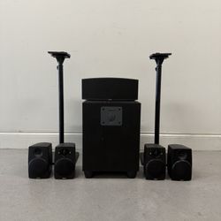 BOSTON ACOUSTICS Home Theatre System Micro90pv II, 90c II, 80x 90x (Good condition) PICK IP IN CORNELIUS