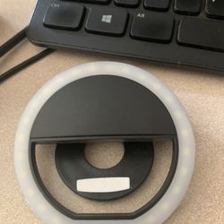 Selfie Light LED Portable Light - Black 