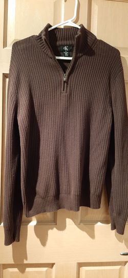 Mens 1/4 zip Calvin Klien sweater size M