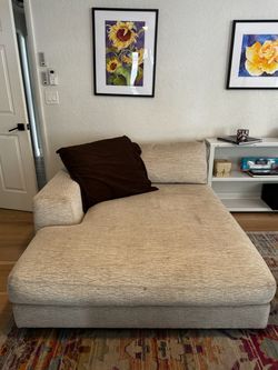 Oversized Chaise Lounge Sofa