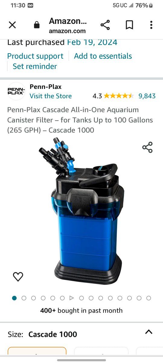 aquarium filter penn