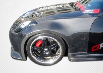 Blemished 2003-2008 Nissan 350Z Z33 Carbon Creations OEM Look Fenders - 2 Piece