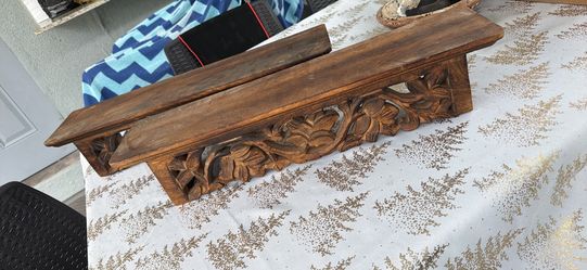 Base pared vintage madera