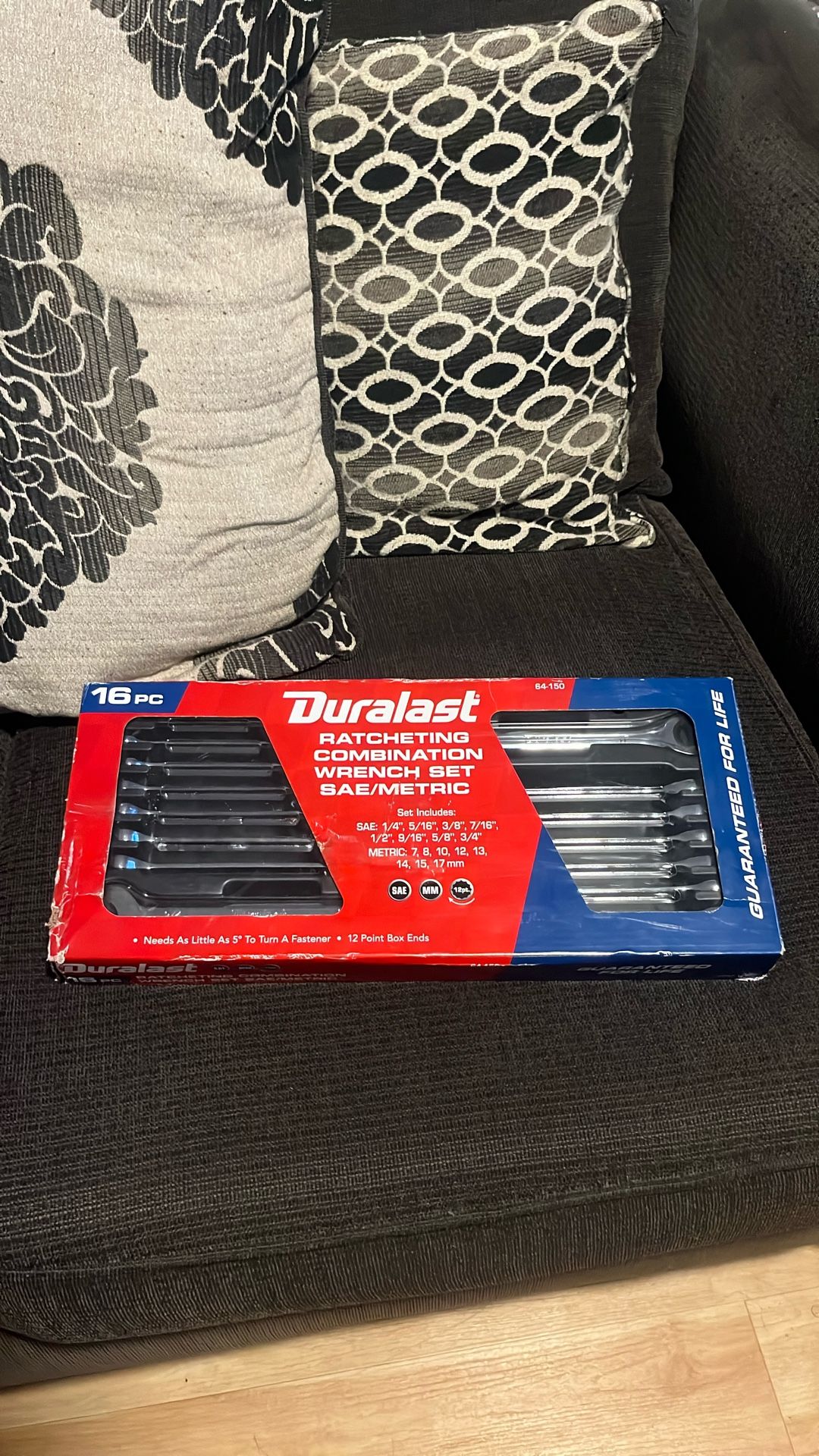 Ratcheting Combination Wrench Set 