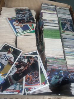 Lot of 2000 +Vintage Football and Baseball