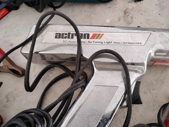 Old scool timing lights dwell tester