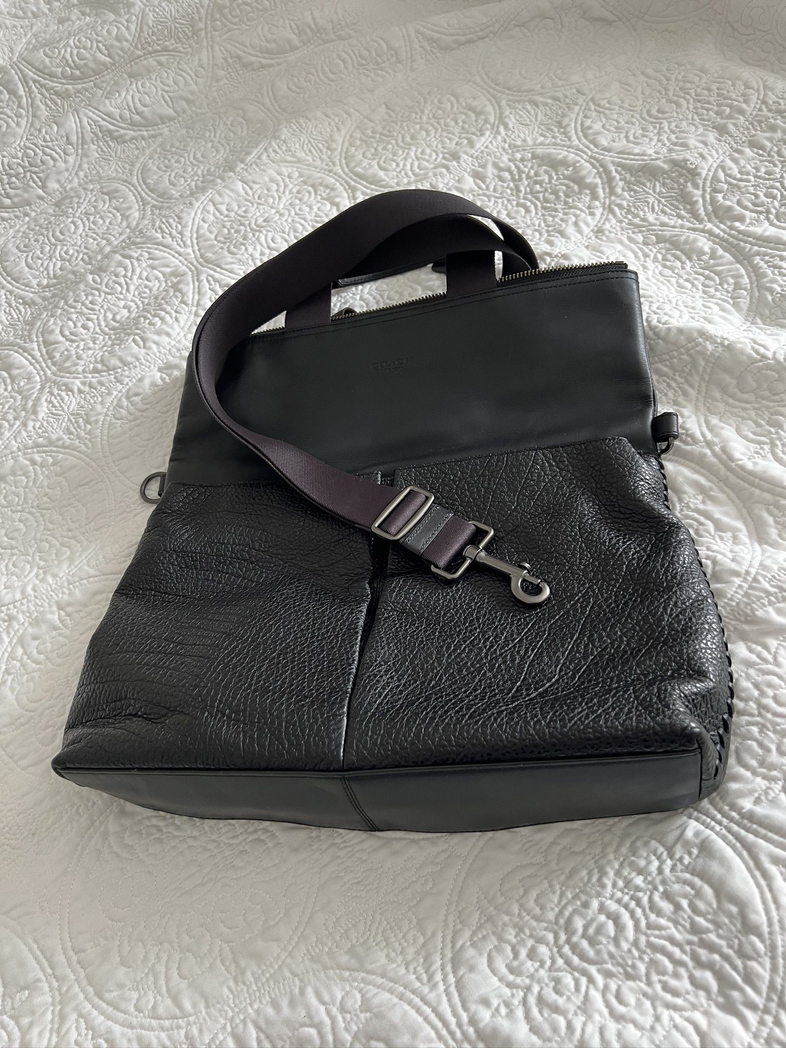 Coach men’s laptop briefcase