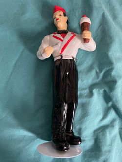 Ceramic Ice Cream Man With Stand