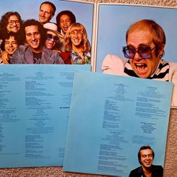 Vintage Elton John Blue Moves LP Double Record Set