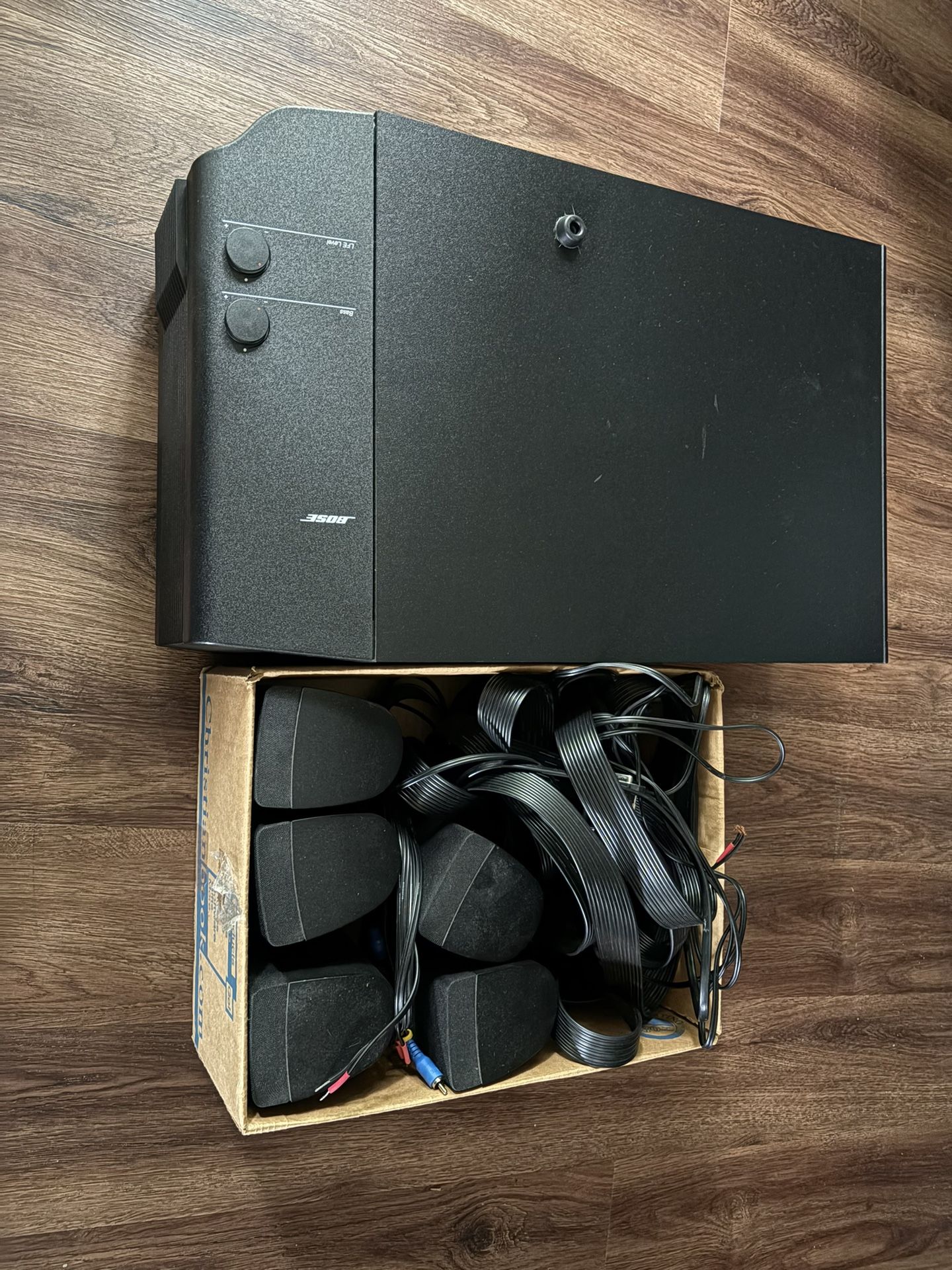 Black Bose Acoustimass 15 Home Cinema Speaker System