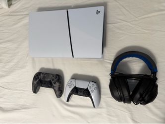 Ps5 slim Digital with gaming monitor