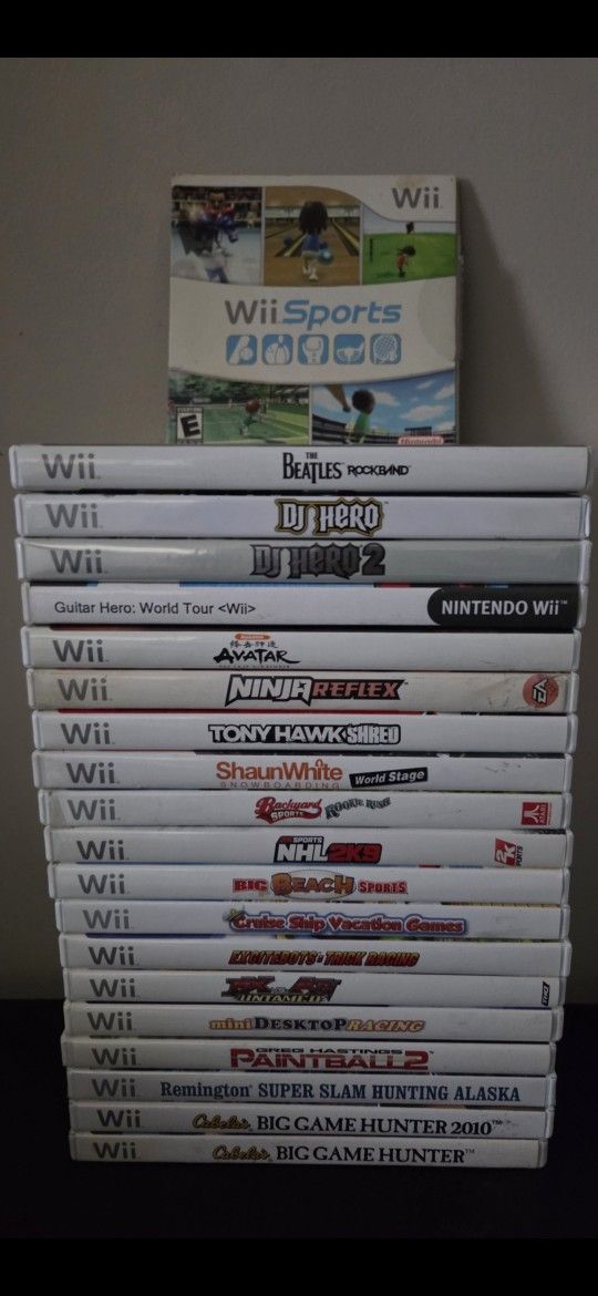 Wii Games- Bundle of 20 Games for $70
