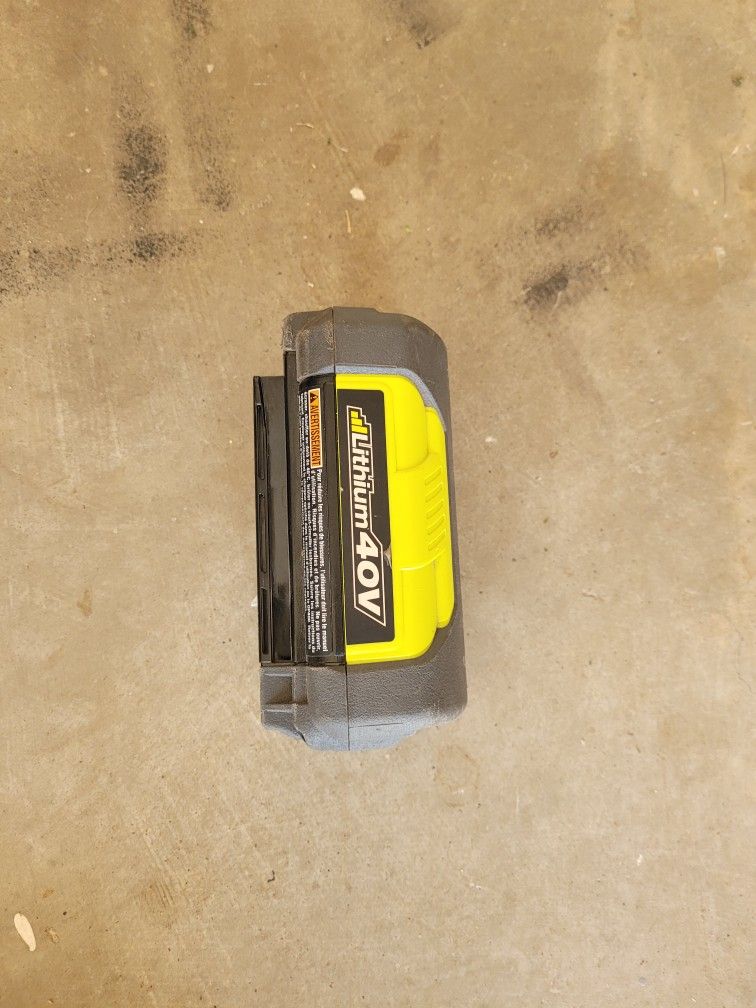 Ryobi 40v Lithium Battery 