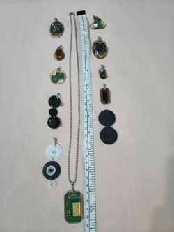 Computer and Walkman Parts Pendants