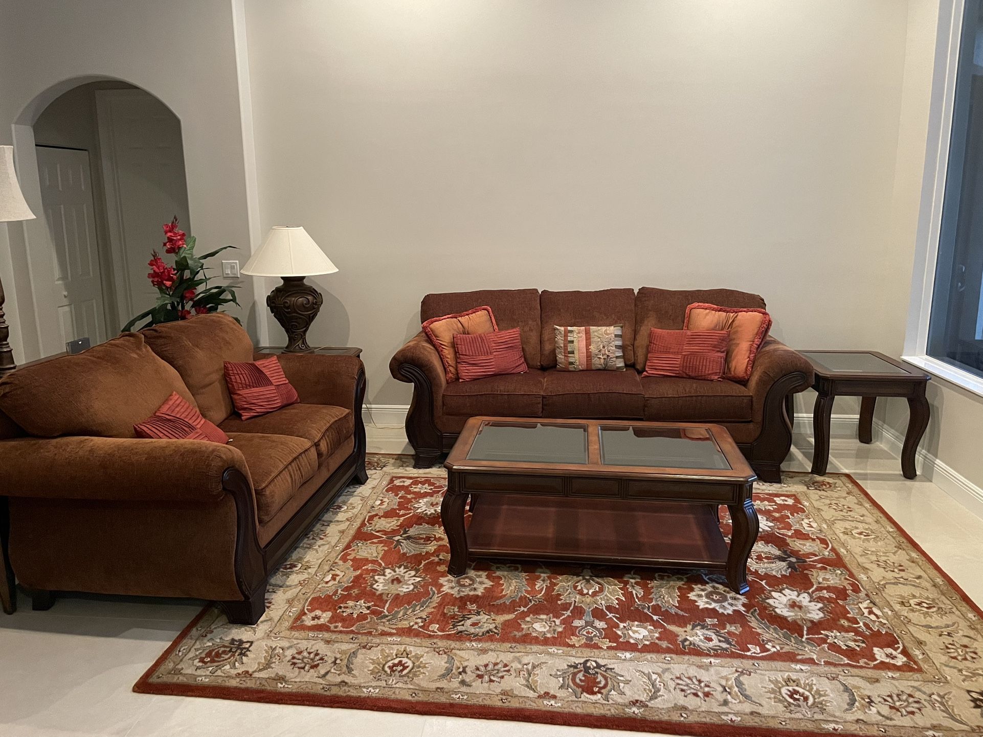 Living Room Set, Couch, Loveseat, End Tables