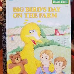A Little Golden Book #109-65 Big Bird's Day on the Farm (Sesame Street)