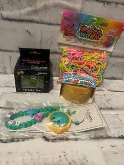 Squishy apple and mini dumpling bundle