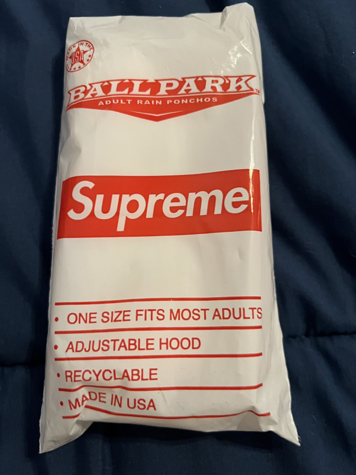 Supreme Ball Park Poncho