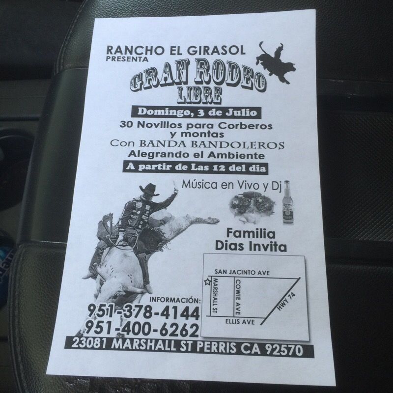 Jaripeo 3 de julio "hora"
