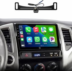 Car Stereo Radio Toyota Tacoma 2005, 2006, 2007, 2008, 2009, 2010, 2011, Wireless CarPlay Android Auto, 9” Touch Screen Head Units, Backup Camera