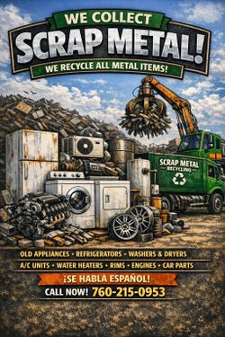 Scrap metal collected