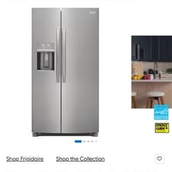Frigidaire counter depth side by side brand new in box 1 year warranty