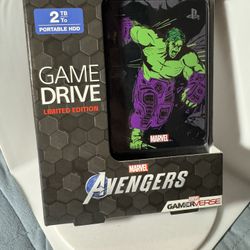 Brand New Seagate Game Drive for PS4 - Avengers Special Edition - Thor 2TB Portable External Hard Drive (6.3 cm (2.5 Inch) USB 3.0, PS4)