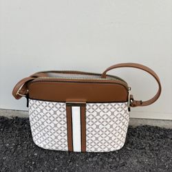 $5 for Brown Small Dome Crossbody Bag-9w x 7h