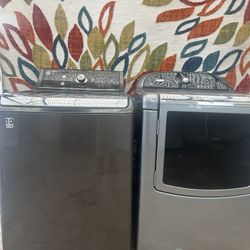 GE Washer And Whirlpool GasDryer 