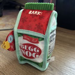 Bark Box Dog toy “Begg Nog” Christmas