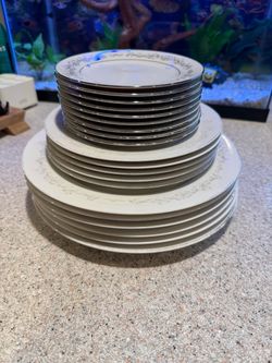 Eating plates silverware kitchen supply