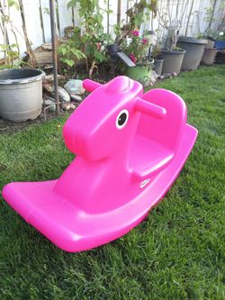 Radio Flyer Magenta Rocking Horse