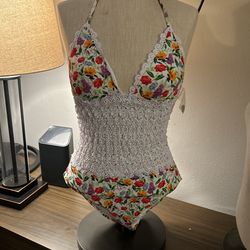 Charo Ruiz Ibiza 1989 Swimsuit Rola Small