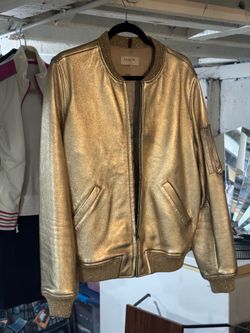 Louis Wong Bomber Gold Jacket