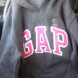xs women's grey Gap hoodie sweat shirt 