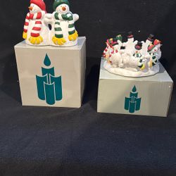 Snowman Candle holder By Partylight