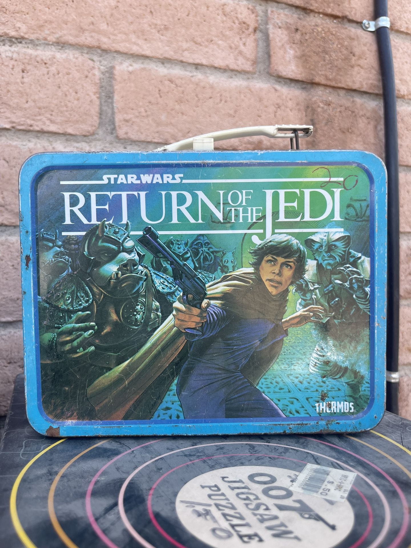 Vintage 1983 ROTJ Return of the Jedi Star Wars Metal Lunchbox