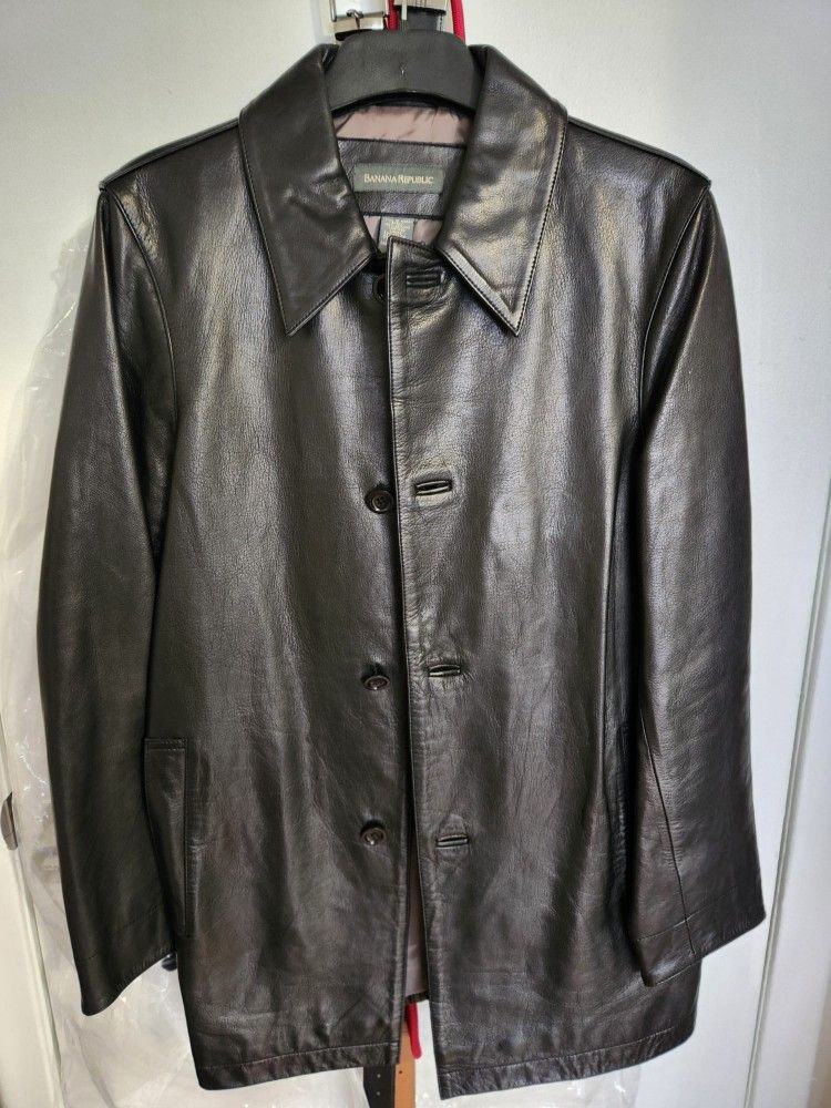 Banana Republic All Leather Size Small Jacket