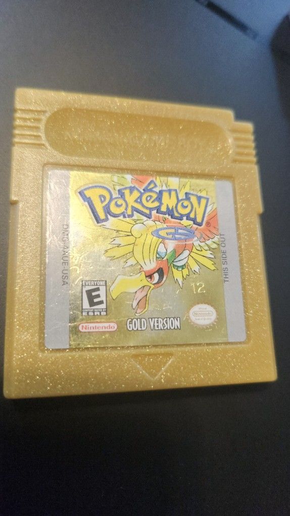 Nintendo Pokemon Gold Version Game Boy (2000) Authentic
