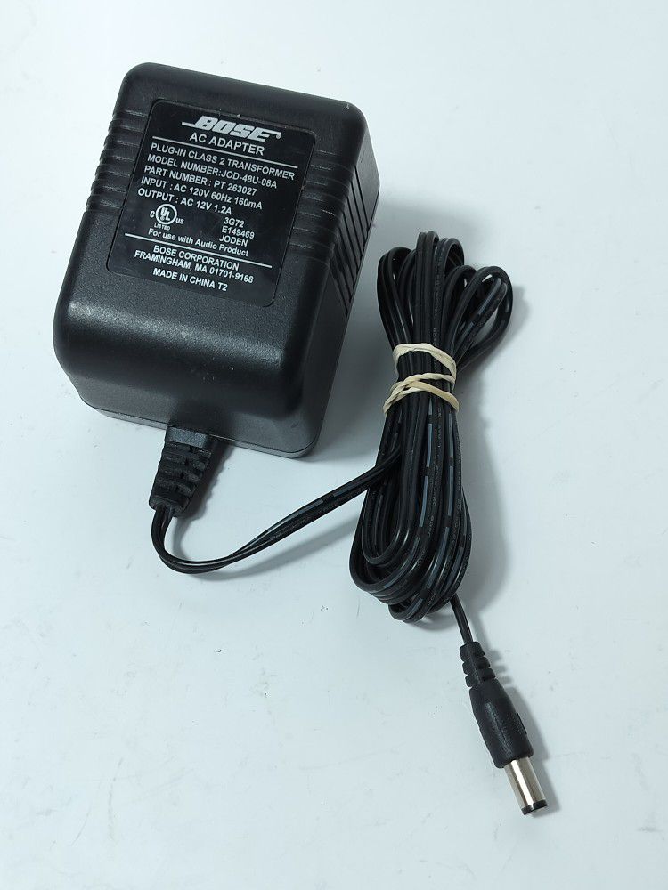 BOSE AC Adapter JOD-48U-08A 12V AC 1.2A PT 263027 Power Supply.