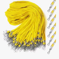 Patelai 300 Pcs Lanyards for ID Badges Neck 