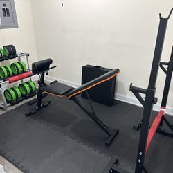Home Gym Bundle With Weights 