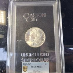 1883 CC MS64+ GSA MORGAN PCGS 