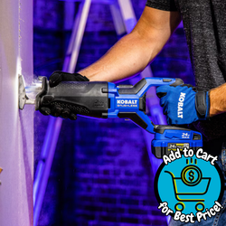 Kobalt 24-volt Variable Speed Brushless Reciprocating Saw (Battery & Charger Included)