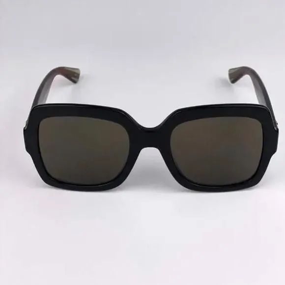 Gucci 0036S 002 Black 0036S Square Sunglasses Lens Category 3 Size 54mm, womens