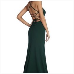 Long Green Dress