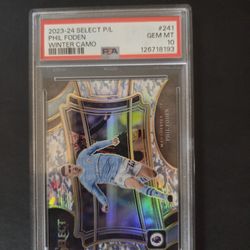 2023 Select Winter Camo Phil Foden PSA 10