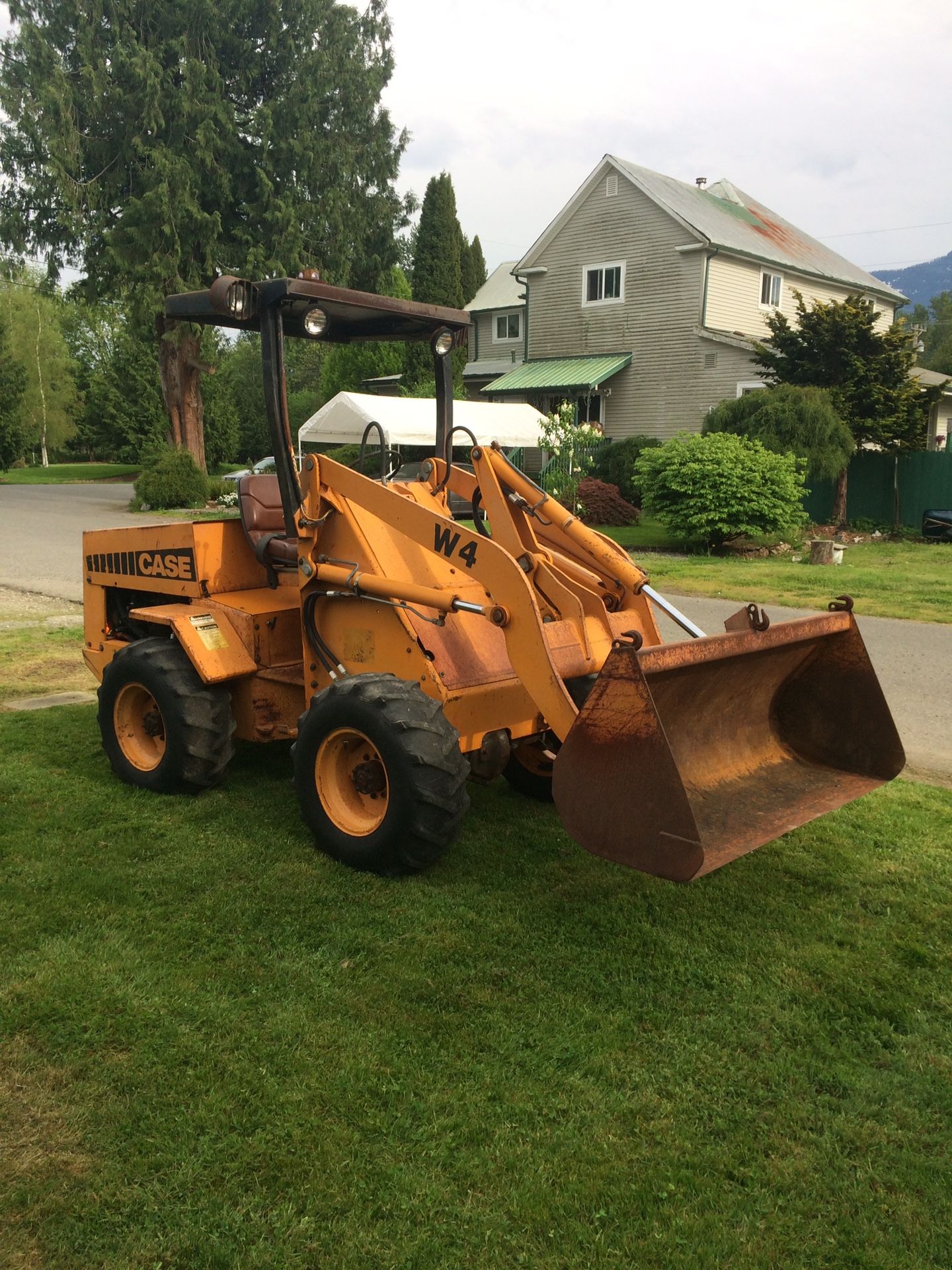 1980 Case W4 hydrostatic articulating loader