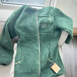 The North Face Green Fleece Jacket Women Size S 